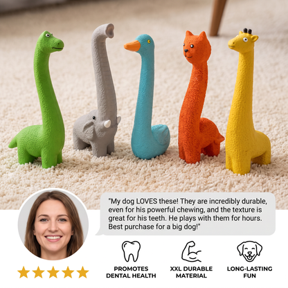 XXL Durable Teeth Cleaning Latex Dog Toy
