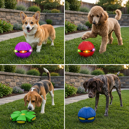 Interactive Flying Fetch Dog Ball