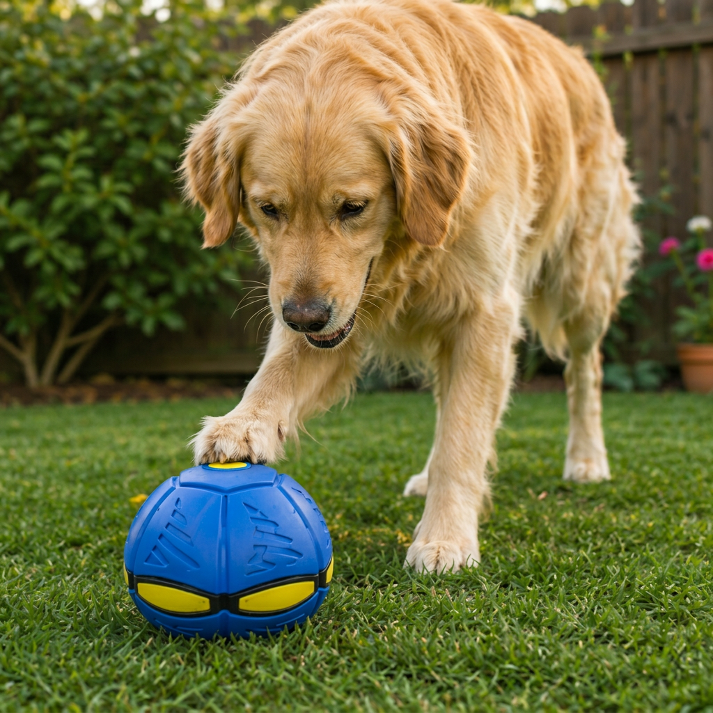 Interactive Flying Fetch Dog Ball