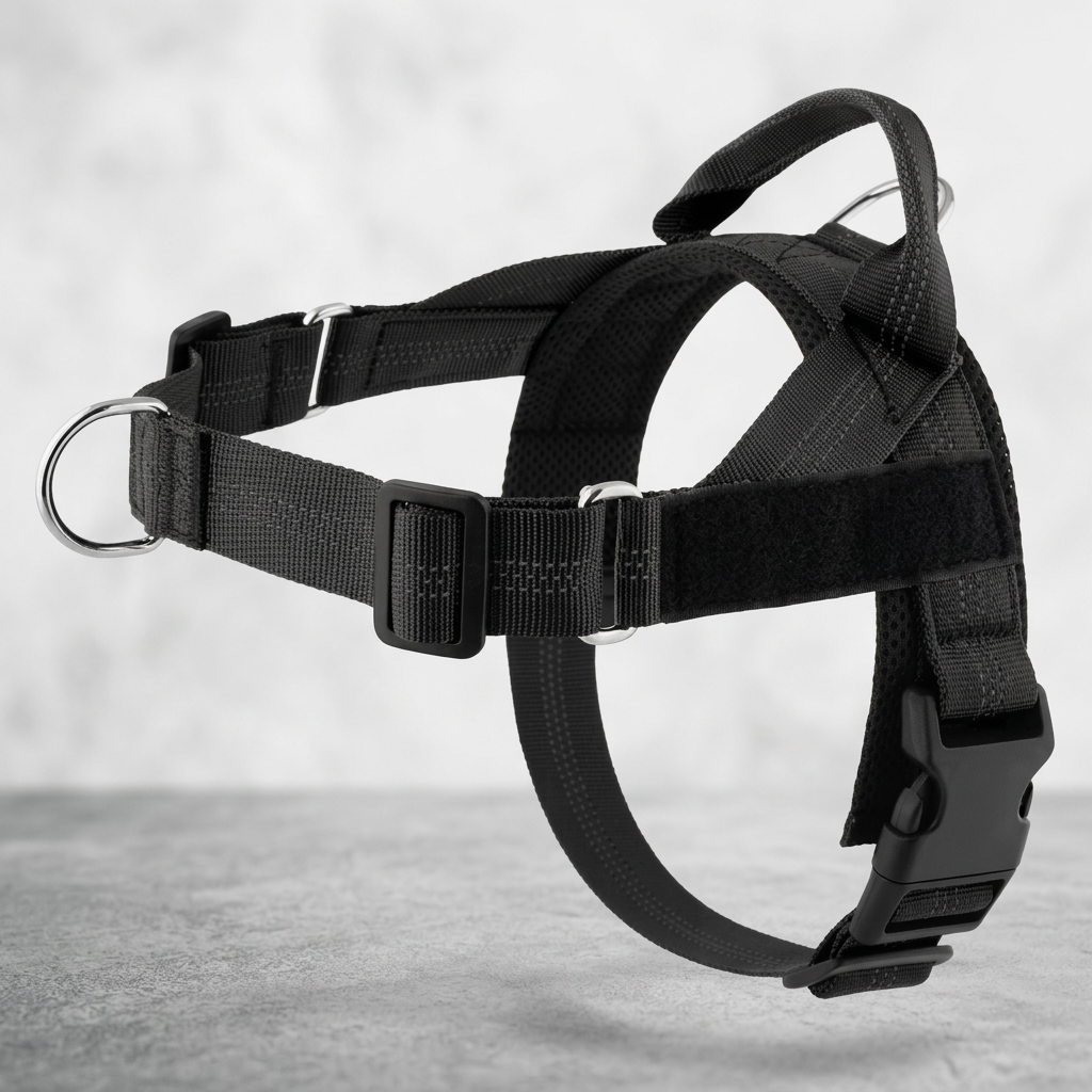 Personalized Reflective No-Pull Dog Harness with Custom Name Patch