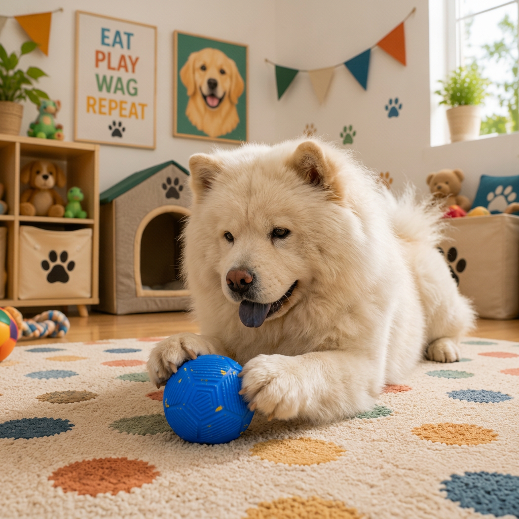 Eco-Friendly Bite-Resistant Smart Interactive Automatic Dog Ball