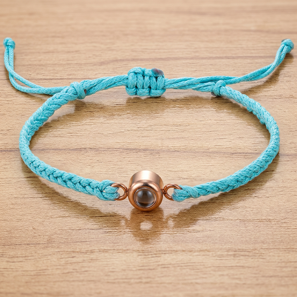 Personalized Pet Photo Projection Keepsake Bracelet