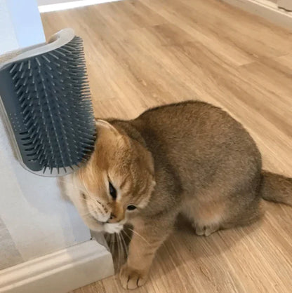 Self-Grooming Cat Corner Brush – FurRelaxer