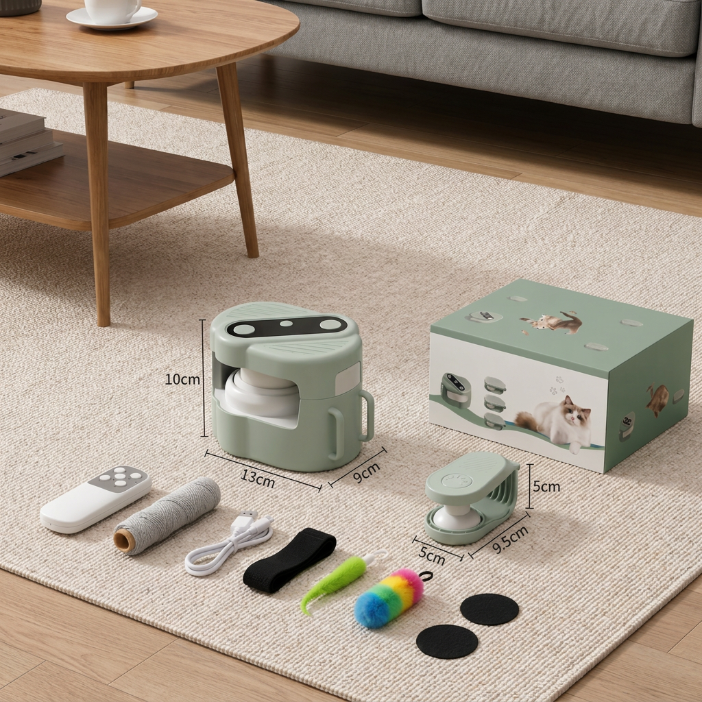 Automatic Cat Chasing Track Toy