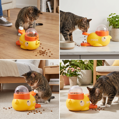 Interactive Game Food Dispenser for Cats