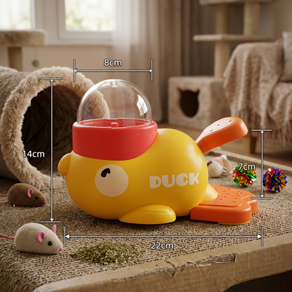 Interactive Game Food Dispenser for Cats