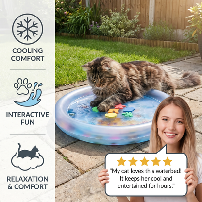 Interactive Cooling Waterbed for Cats 2.0