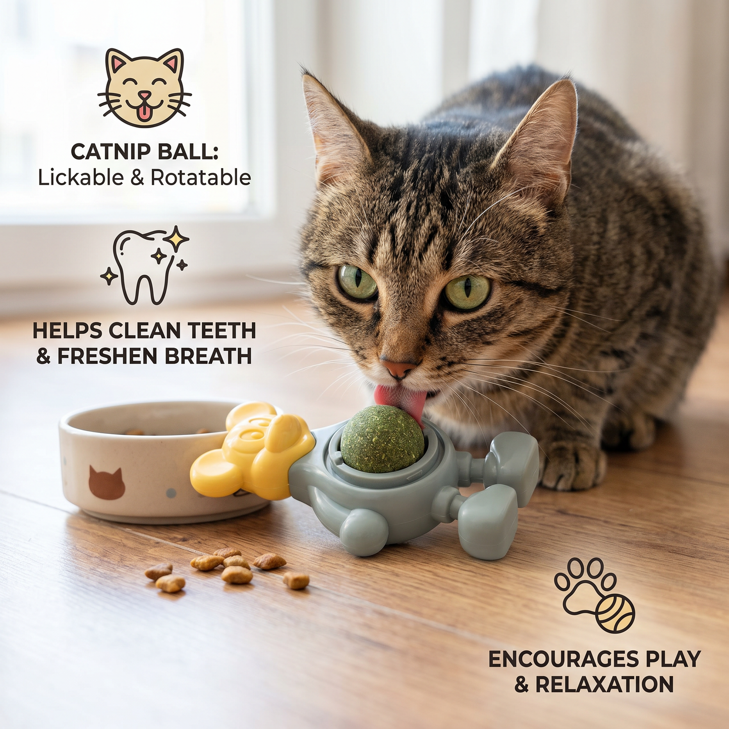 Catnip Ball Chew Toy