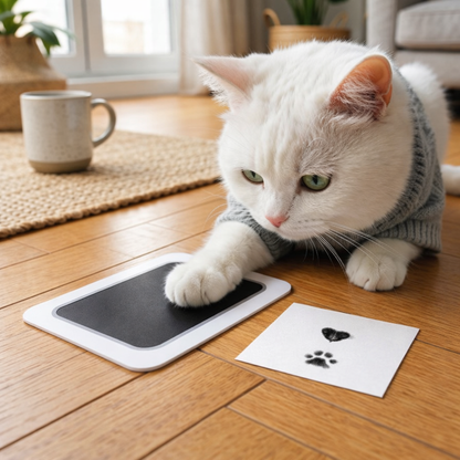 Pet Paw & Nose Print Kit – DIY Keepsake for Cat