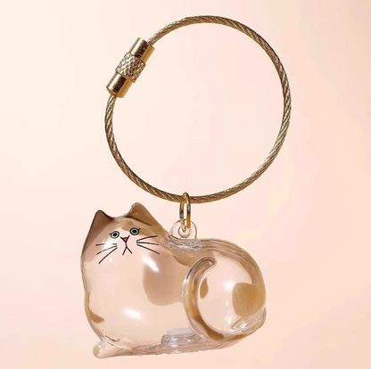 Cat Hair Keepsake Keychain – Pet Fur Memory Holder