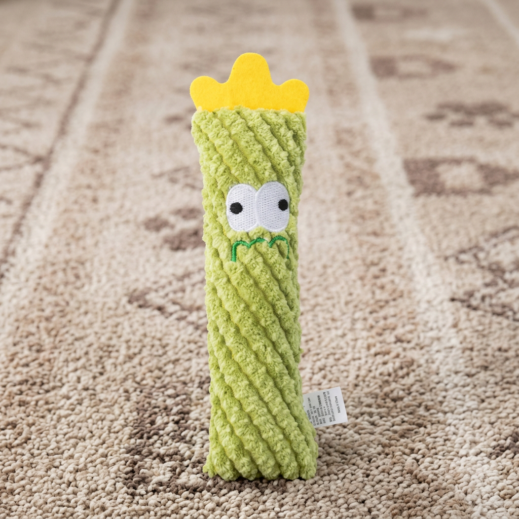 Catnip-Filled Cactus Teeth Cleaning Cat Toy
