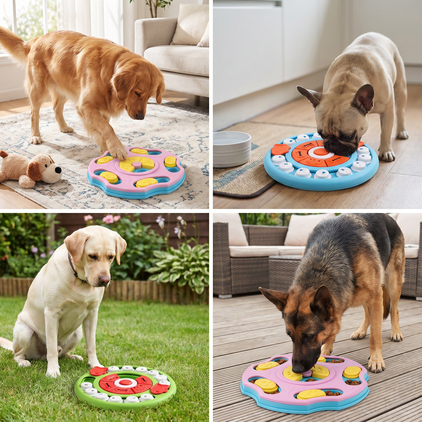 Interactive Food Puzzle for Dogs