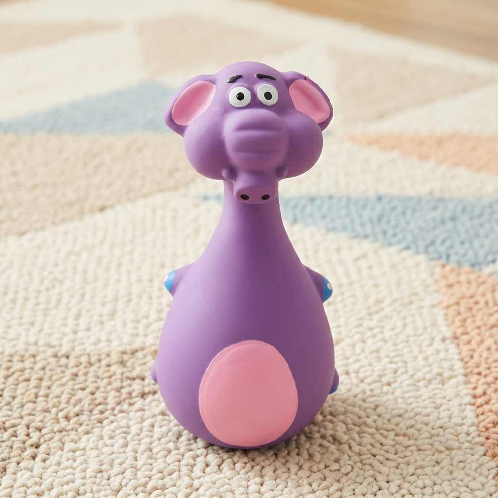 Durable Eco-Friendly Latex Squeaky Dental Dog Toy