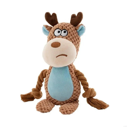 Cotton Rope Plush Dental Squeaky Dog Toy