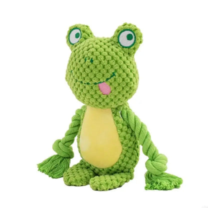 Cotton Rope Plush Dental Squeaky Dog Toy