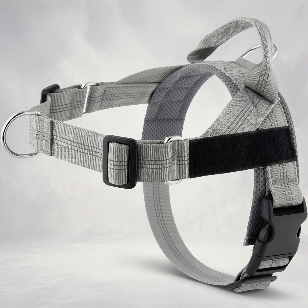 Personalized Reflective No-Pull Dog Harness with Custom Name Patch