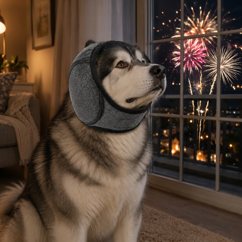 Protection Dog Ear Muffs Noise-Reducing & Anxiety-Calming Ear Cover
