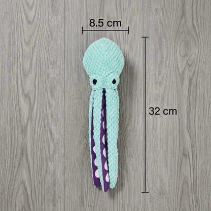 Large Octopus Plush Squeaky Dog Toy