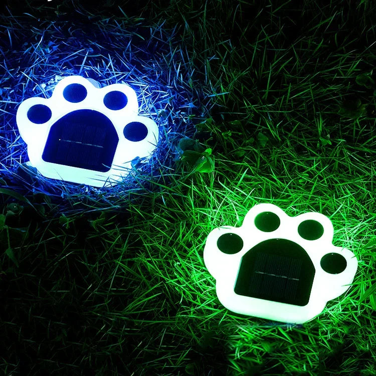 PawGlow Solar Garden Lights – Solar-Powered Paw Print Outdoor Lights