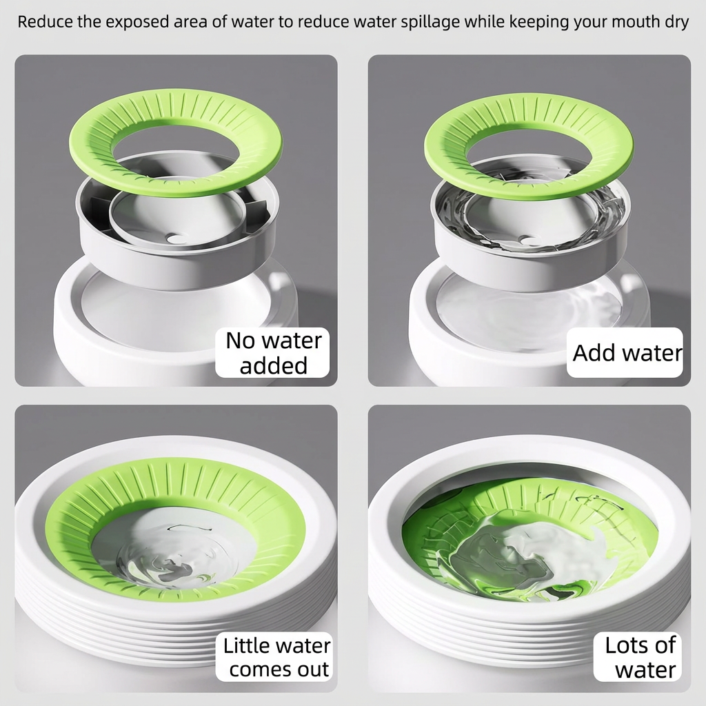 No-Spill Dog Water Bowl