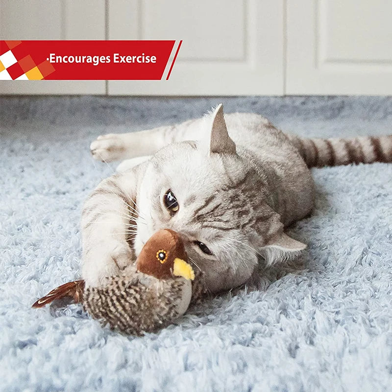 Chirping Bird Toy For Cats