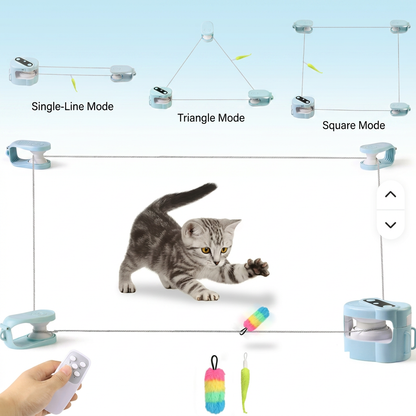 Automatic Cat Chasing Track Toy