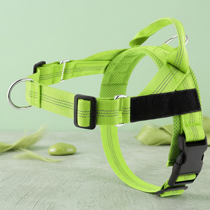 Personalized Reflective No-Pull Dog Harness with Custom Name Patch