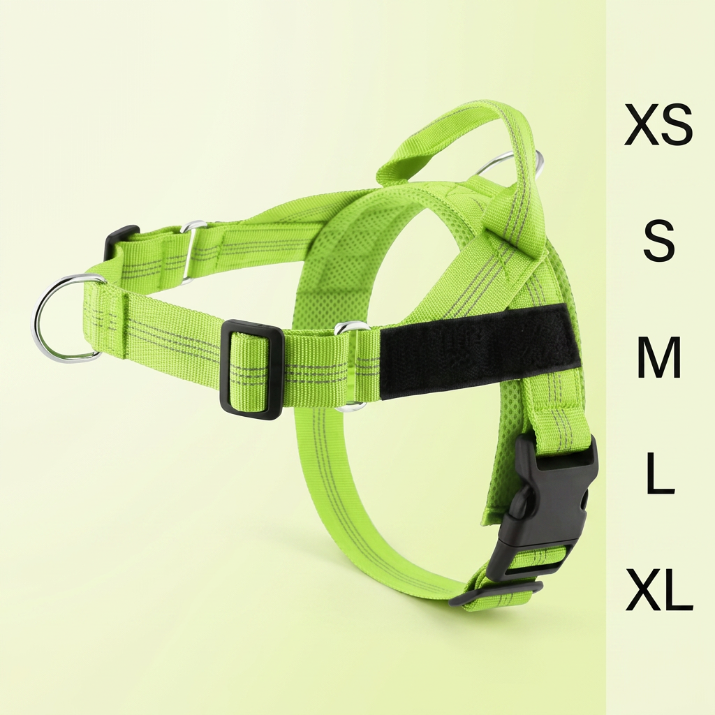 Personalized Reflective No-Pull Dog Harness with Custom Name Patch