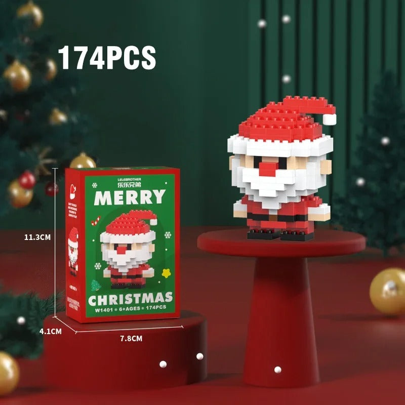 Building block Christmas figures – fun for the whole family