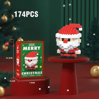 Building block Christmas figures – fun for the whole family