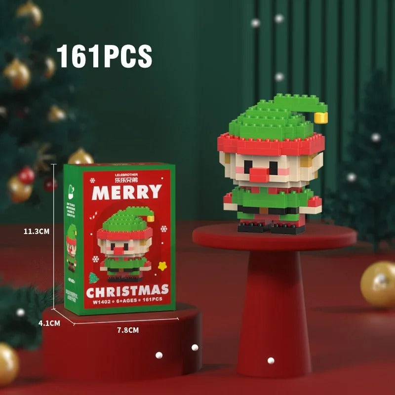 Building block Christmas figures – fun for the whole family