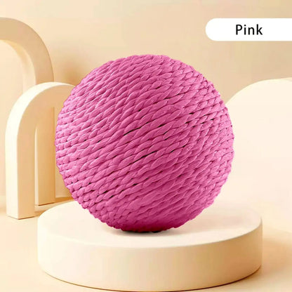 10CM Interactive Sisal Cat Scratching Ball