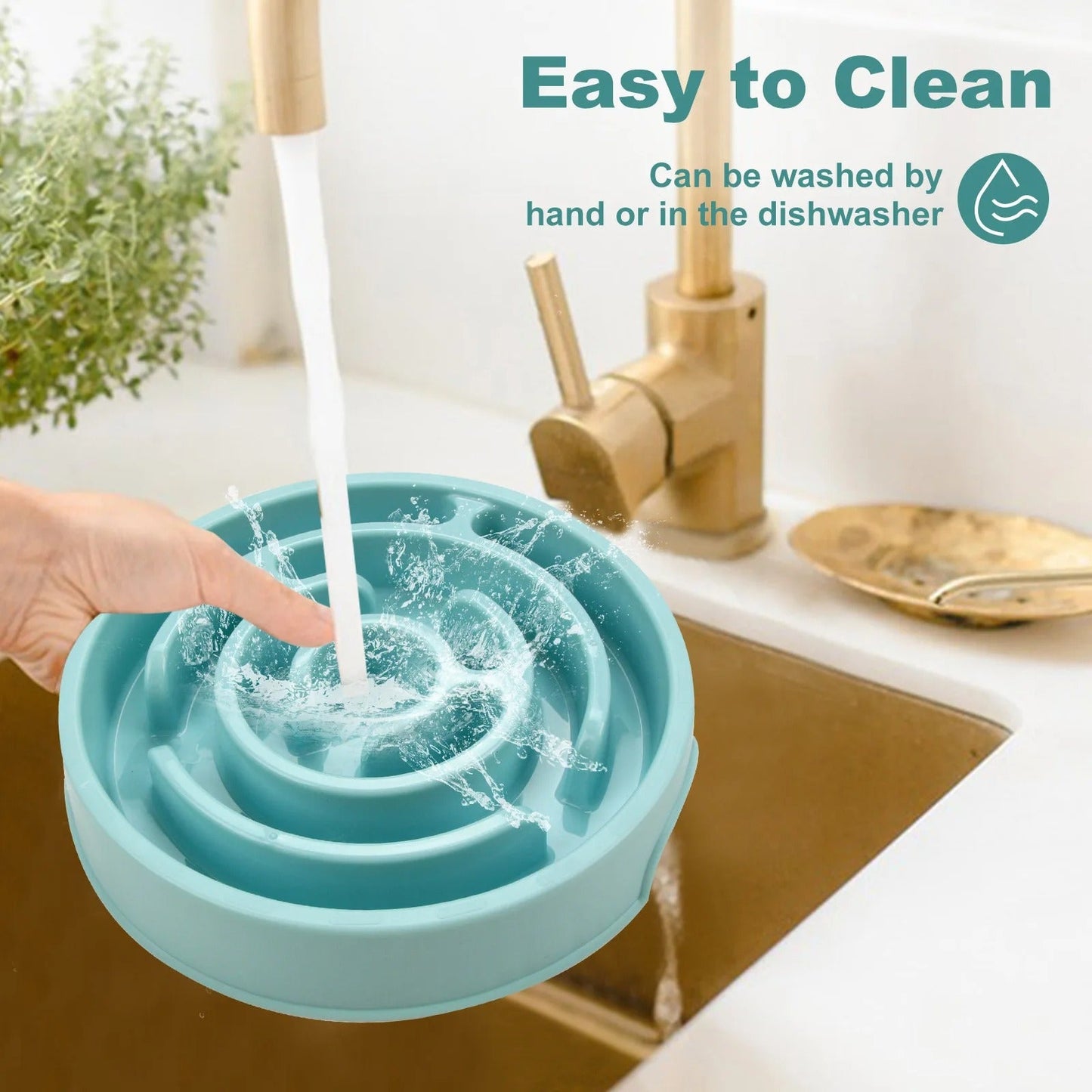 Slow Feed Pet Bowl