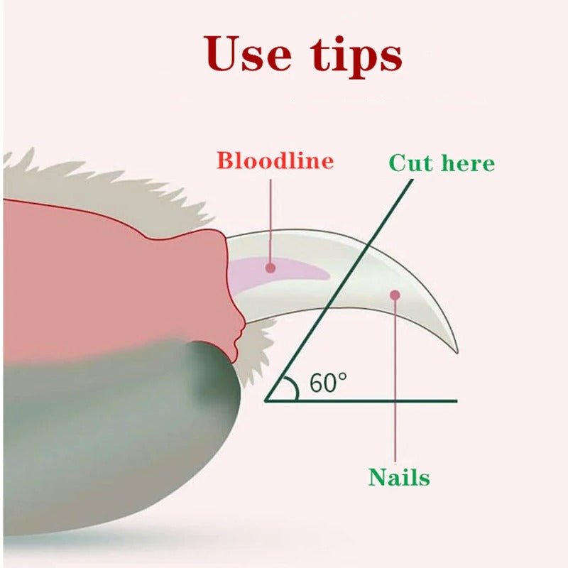 Professional Nail Clipper for Pets with Integrated Light