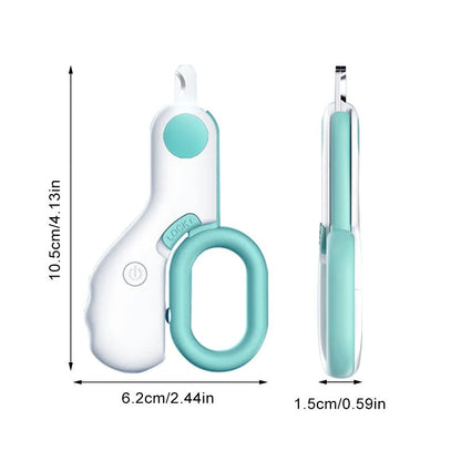 Professional Nail Clipper for Pets with Integrated Light