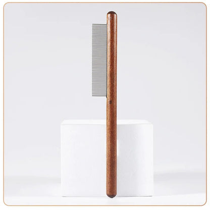 Premium Cat Comb: Stainless Steel Grooming for a Healthy Coat