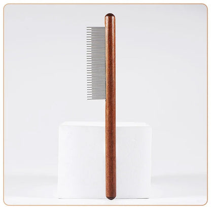 Premium Cat Comb: Stainless Steel Grooming for a Healthy Coat