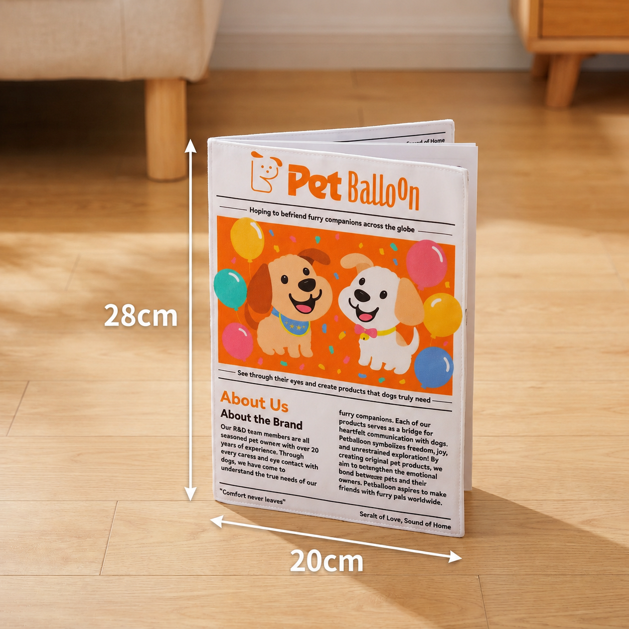 Durable Interactive Crinkle Newspaper Dog Toy