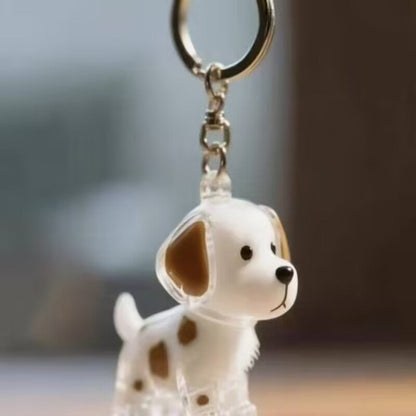 Memorial fur pendant in dog shape