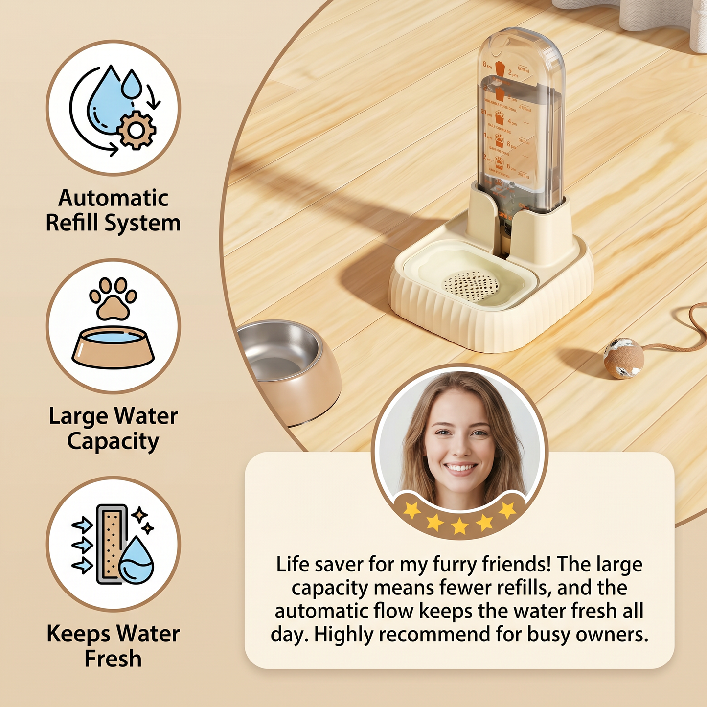 Automatic Large Capacity Pet Water Dispenser