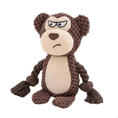 Cotton Rope Plush Dental Squeaky Dog Toy