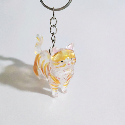Cat Hair Keepsake Keychain – Pet Fur Memory Holder