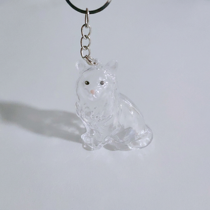 Cat Hair Keepsake Keychain – Pet Fur Memory Holder