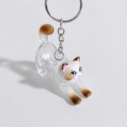 Cat Hair Keepsake Keychain – Pet Fur Memory Holder