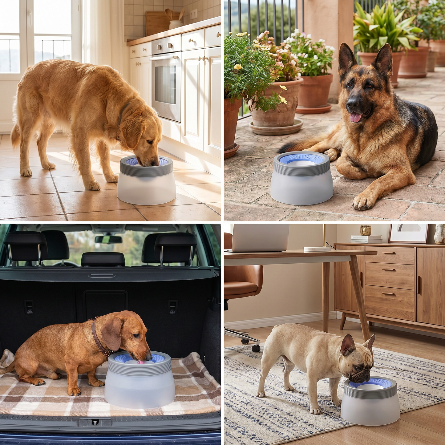 No-Spill Dog Water Bowl
