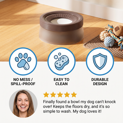 No-Spill Dog Water Bowl