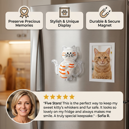 Whisker Keepsake Cat Magnet – Fur & Whisker Memory Display