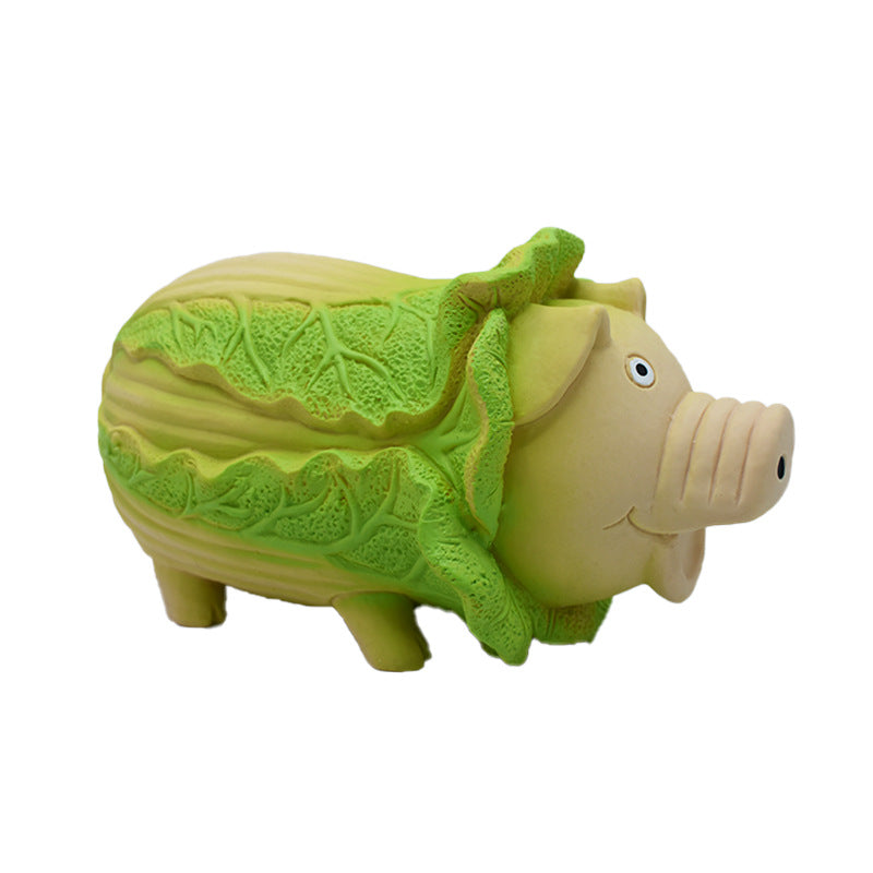 Durable Squeaky Latex Farm Animal Dog Toy