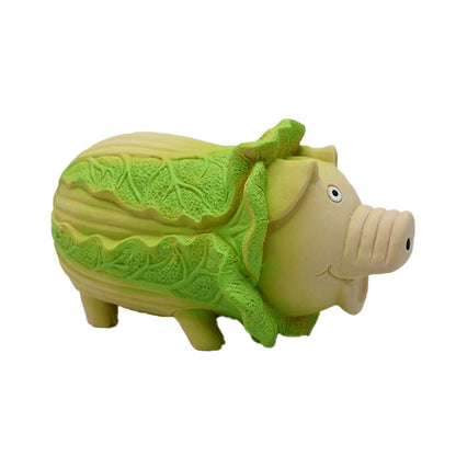 Durable Squeaky Latex Farm Animal Dog Toy
