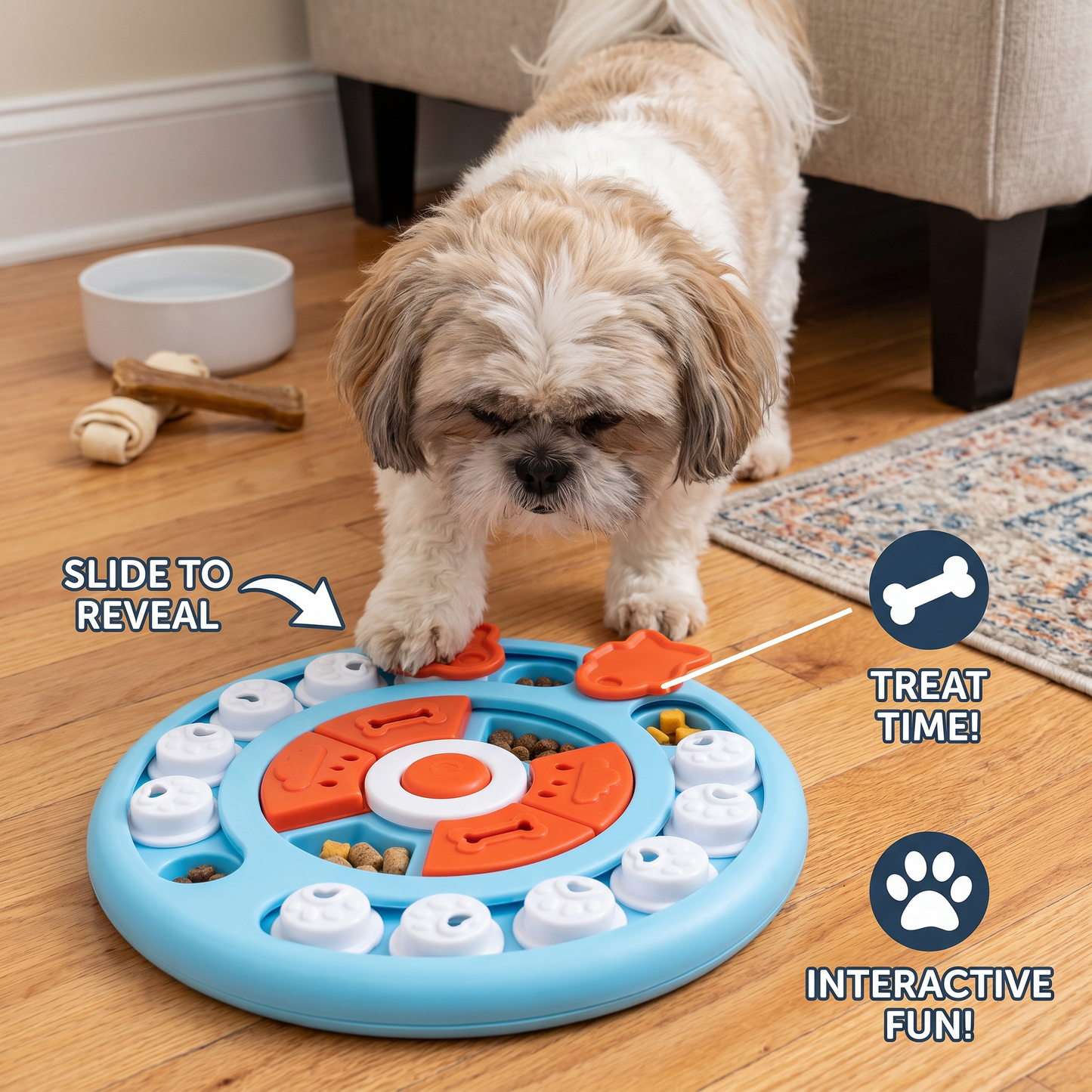 Interactive Food Puzzle for Dogs